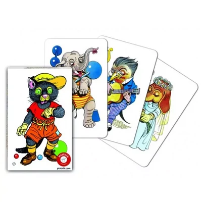 Piatnik - Fekete Péter - Állatok kártyajáték (427220)