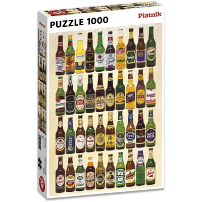Piatnik 562549 - Sörös üvegek - 1000 db-os puzzle