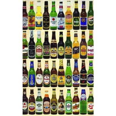 Piatnik 562549 - Sörös üvegek - 1000 db-os puzzle