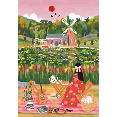 Pieces &amp;amp; Peace 0207 - At the Lake - 1000 db-os puzzle