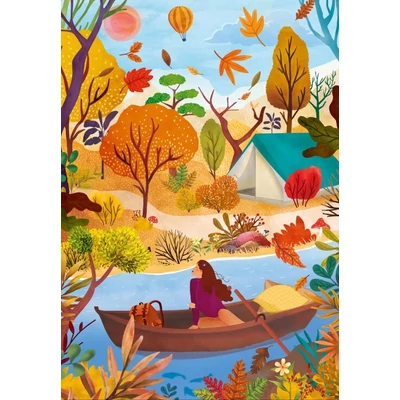 Pieces &amp;amp; Peace 0138 - Autumn Colours - 1000 db-os puzzle