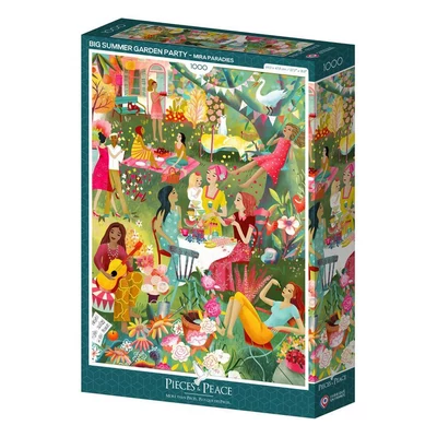 Pieces &amp; Peace 0193 - Big Summer Garden Party - 1000 db-os puzzle