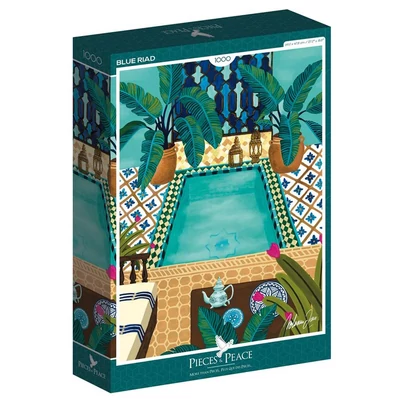 Pieces &amp;amp; Peace 1000 db-os puzzle - Blue Riad (0008)