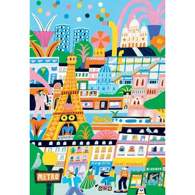Pieces &amp;amp; Peace 0176 - Paris est Magique - 1000 db-os puzzle