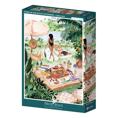 Pieces &amp; Peace 0195 - Picnic in the South of France - 1000 db-os puzzle