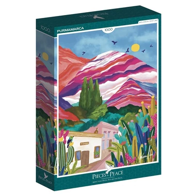 Pieces &amp;amp; Peace 1000 db-os puzzle - Purmamarca (0005)