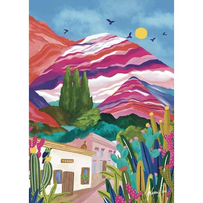 Pieces &amp;amp; Peace 1000 db-os puzzle - Purmamarca (0005)