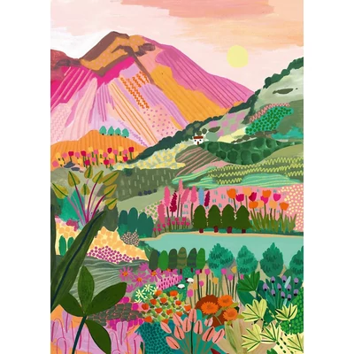 Pieces &amp;amp; Peace 1000 db-os puzzle - Rainbow Mountain (0041)