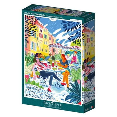 Pieces &amp;amp; Peace 0102 - Soleil en terrasse - 1000 db-os puzzle