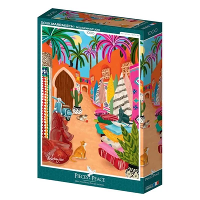 Pieces &amp;amp; Peace 0120 - Souk Marrakech - 1000 db-os puzzle