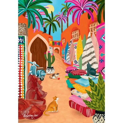 Pieces &amp;amp; Peace 0120 - Souk Marrakech - 1000 db-os puzzle
