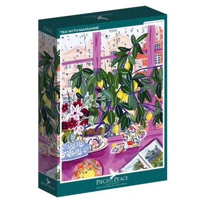 Pieces &amp;amp; Peace 1000 db-os puzzle - Tea with Marianne (0025)