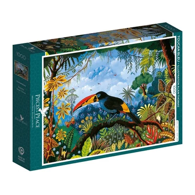 Pieces &amp;amp; Peace 0045 - Toucan Bleu - 1000 db-os puzzle