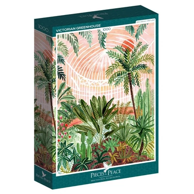 Pieces &amp;amp; Peace 0035 - Victorian Greenhouse - 1000 db-os puzzle