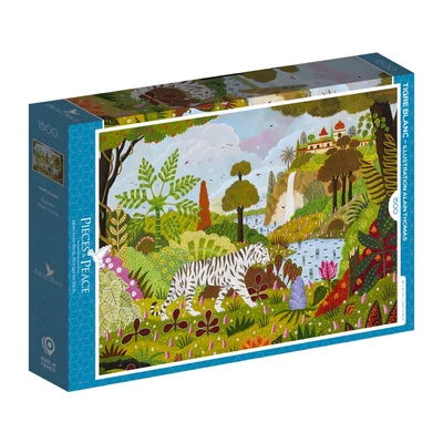 Pieces &amp;amp; Peace 0044 - Tigre Blanc - 1500 db-os puzzle