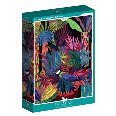 Pieces &amp;amp; Peace 0017 - La Naissance de l&#039;Oiseau - 2000 db-os puzzle