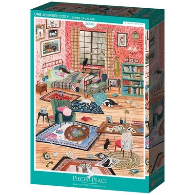 Pieces &amp;amp; Peace 0178 - Une Journée Cosy - 2000 db-os puzzle