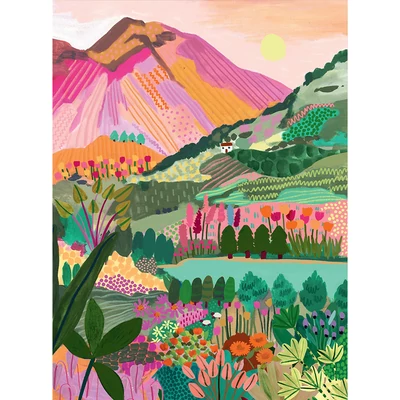 Pieces &amp;amp; Peace 0305 - Rainbow Mountain - 96 db-os Mini puzzle 