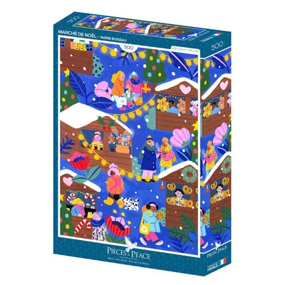 Pieces &amp;amp; Peace 0130 - Christmas Market - 500 db-os puzzle