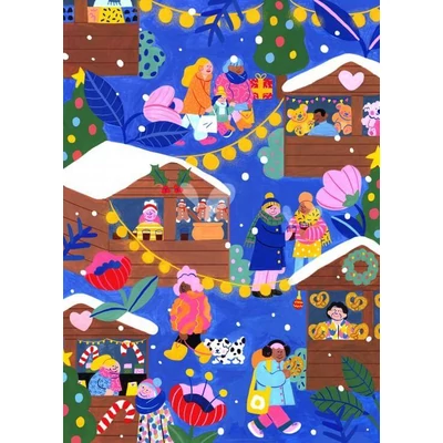 Pieces &amp;amp; Peace 0130 - Christmas Market - 500 db-os puzzle