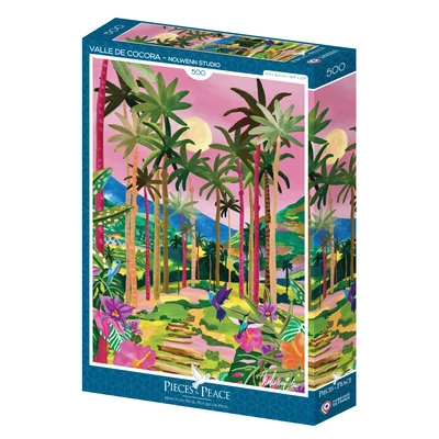 Pieces &amp;amp; Peace 0168 - Cocora yalley - 500 db-os puzzle