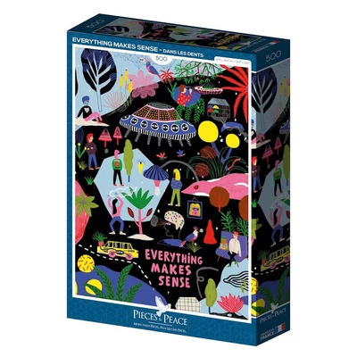 Pieces &amp;amp; Peace 0100 - Everything makes sense - 500 db-os puzzle