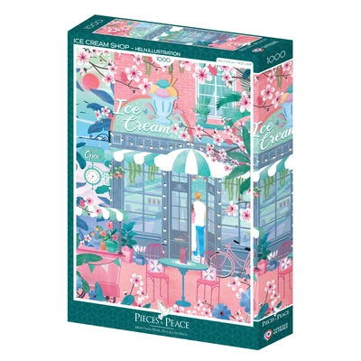 Pieces &amp;amp; Peace 0158 - Ice Cream Shop - 1000 db-os puzzle