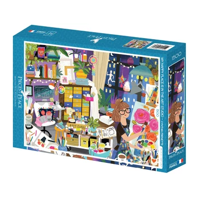 Pieces &amp;amp; Peace 0170 - My Happy Palace is in the Art Studio - 1500 db-os puzzle