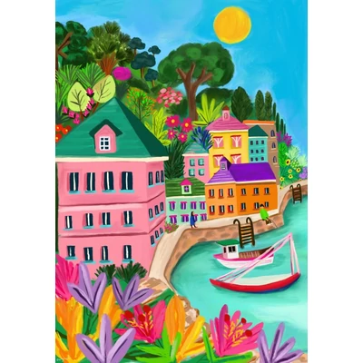 Pieces &amp;amp; Peace 0161 - Polperro Palette - 1000 db-os puzzle