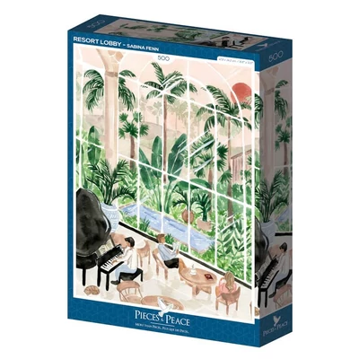 Pieces &amp;amp; Peace 500 db-os puzzle - Resort Lobby (0071)