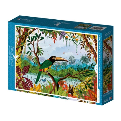 Pieces and Peace 1500 db-os puzzle - Aracari á Collier (0074)