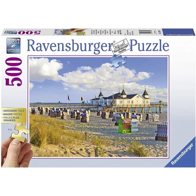 Ravensburger 13652 - Strand, Ahlbe - 500 db-os puzzle