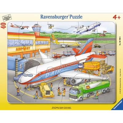 Ravensburger 06700 - A kis repülőtér - 40 db-os keretes puzzle