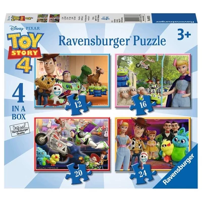 Ravensburger 06833 - Toy Story 4 - 4 az 1-ben (12,16,20,24 db-os) puzzle