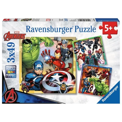  Ravensburger 08040 - Avengers - Bosszúállók - 3 x 49 db-os puzzle