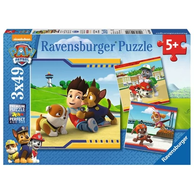 Ravensburger 09369 - Mancs őrjárat - 3 x 49 db-os puzzle