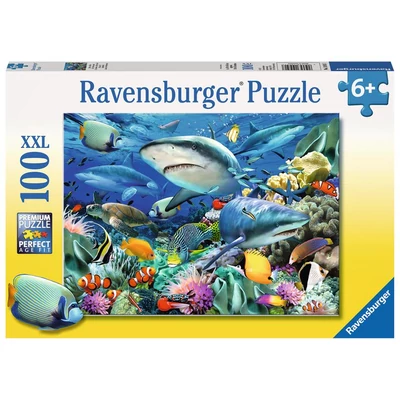 Ravensburger 10951 - Cápazátony - 100 db-os XXL puzzle