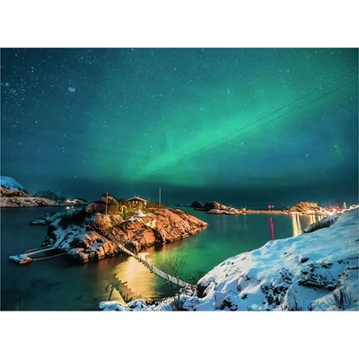 Ravensburger 12000845 - Sarki fény Bergsfjord felett - 500 db-os puzzle