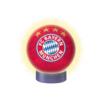 Ravensburger 12177 - FC Bayern München - 72 db-os 3D világító gömb puzzle