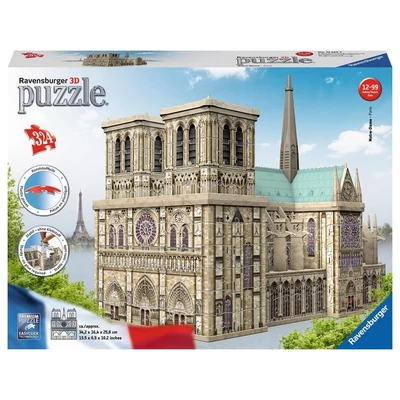 Ravensburger 12523 - Notre Dame - 324 db-os 3D puzzle