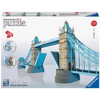 Ravensburger 12559 - Tower Bridge - London - 216 db-os 3D puzzle