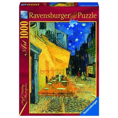 Ravensburger 15373 - Art puzzle - Van Gogh - Éjjeli kávézó - 1000 db-os puzzle