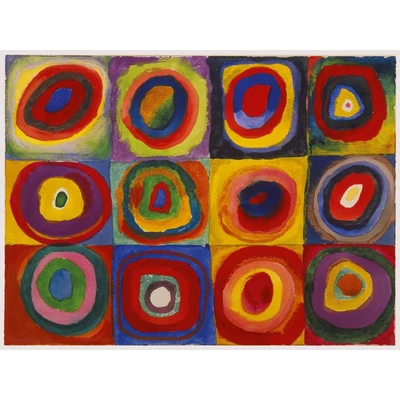 Ravensburger 16377 - Colour Study, Squares with Concentric Circles, Kandinsky - 1500 db-os puzzle