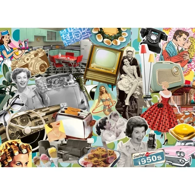 Ravensburger 17387 - The 50 s - 1000 db-os puzzle