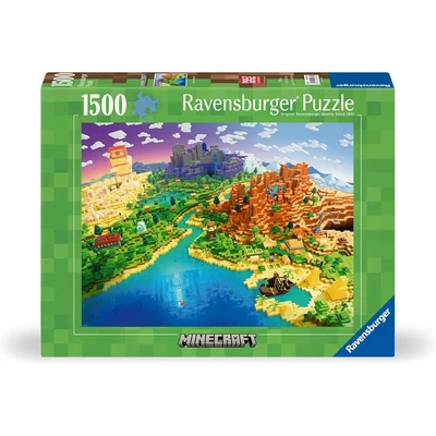 Ravensburger 12000433 - A Minecraft világa - 1500 db-os puzzle