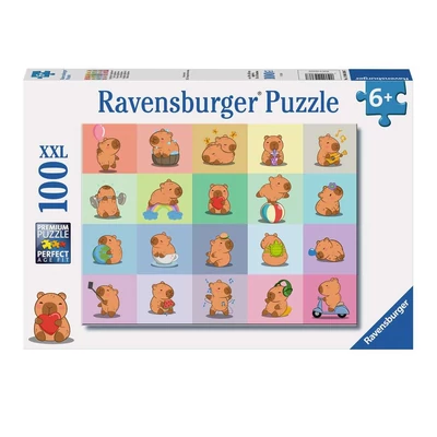 Ravensburger 12004386 - Capybara - 100 db-os XXL puzzle