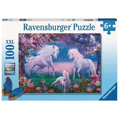 Ravensburger 13347 - Csodás egyszarvúak - 100 db-os XXL puzzle