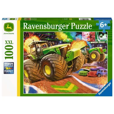 Ravensburger 100 db-os XXL puzzle - Jhon Deer - monster trucks (12983)