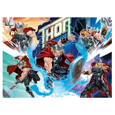 Ravensburger 13376 - Marvel hősök - Thor - 100 db-os XXL puzzle
