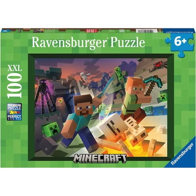 Ravensburger 13333 - Monster Minecraft - 100 db-os XXL puzzle